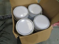 4 TINS ALUMINIUM PAINT [+ VAT]