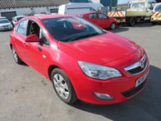 61 reg VAUXHALL ASTRA EXCLUSIV AUTO, 1ST REG 02/12, TEST 08/22, 168136M NOT WARRANTED, [NO VAT]