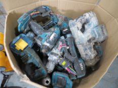 BOX OF MAKITA DRILLS, ETC (DIRECT COUNCIL) [+ VAT]