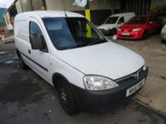 61 reg VAUXHALL COMBO 2000 CDTI (RUNS BUT WON'T DRIVE) (DIRECT ELECTRICITY NW) 1ST REG 11/11, TEST