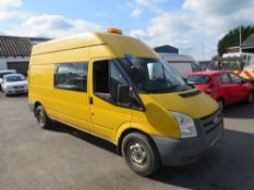 60 reg FORD TRANSIT 115 T350L RWD WELFARE VAN, 1ST REG 09/10, TEST 04/22, 180685M NOT WARRANTED, V5