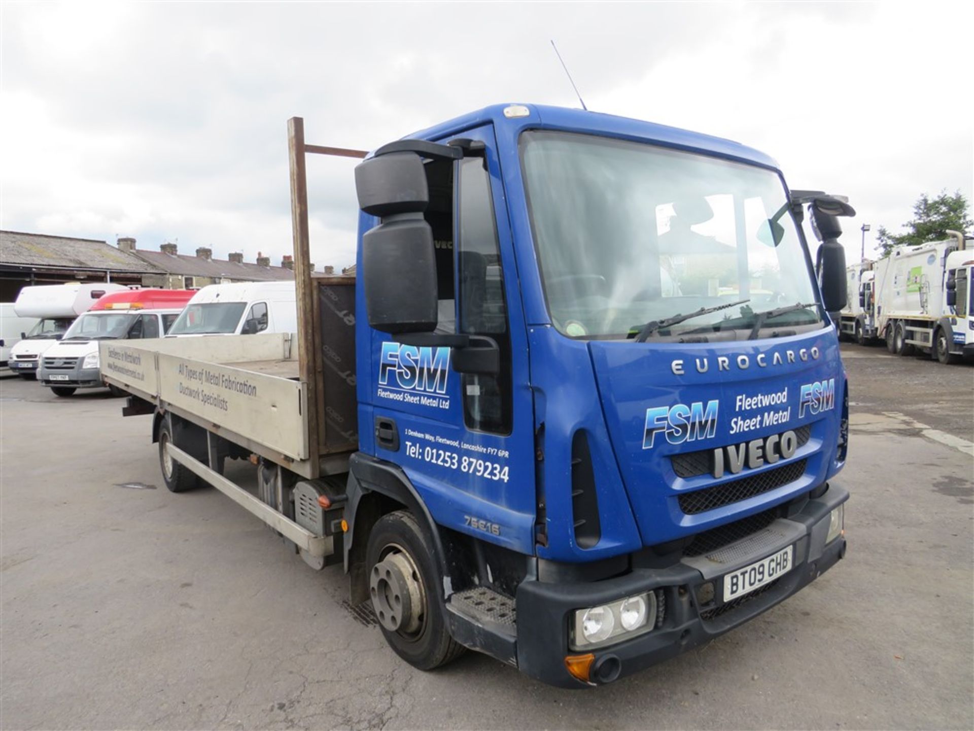 09 reg IVECO 75E16 EURO CARGO 21FT DROPSIDE, 1ST REG 09/09, TEST 01/22, 602580KM WARRANTED, COPY V5