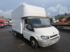 06 reg FORD TRANSIT 350 MWB TD LUTON (DIRECT COUNCIL) 1ST REG 05/06, TEST 05/22, 27827M, V5 HERE,