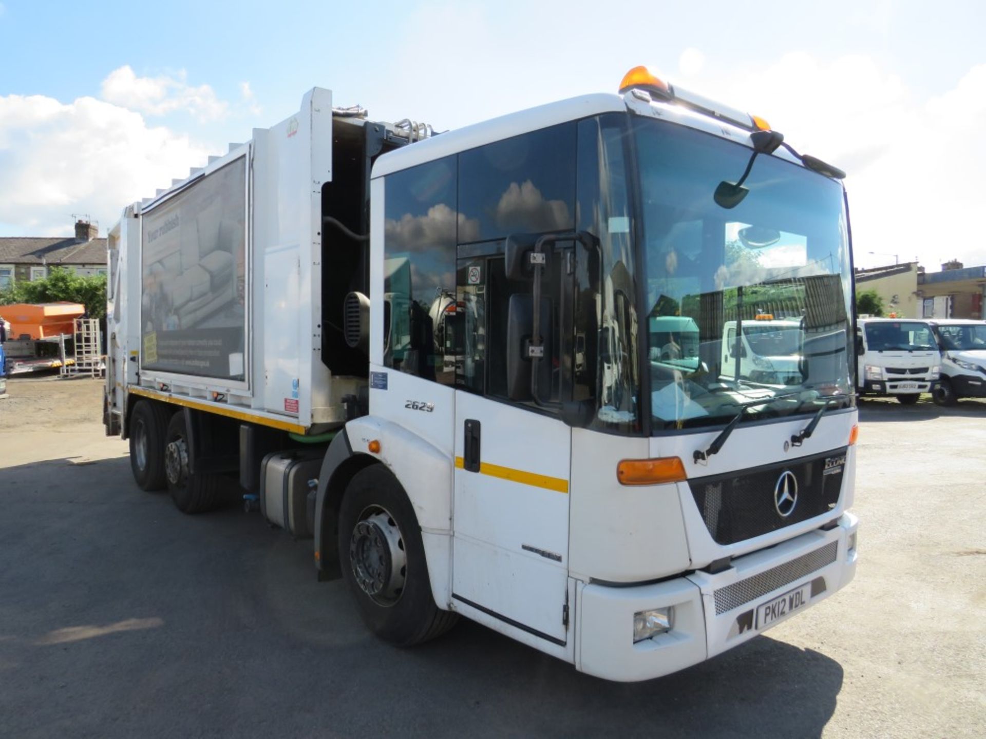 12 reg MERCEDES ECONIC 2629L REFUSE WAGON (DIRECT COUNCIL) 1ST REG 06/12, TEST 03/22, 81133KM,