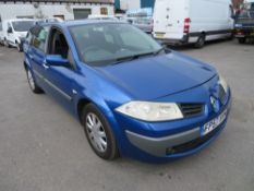 57 reg RENAULT MEGANE DYNAMIQUE DCI ESTATE, 1ST REG 10/07, TEST 10/21, 126744M, V5 HERE, 2 FORMER