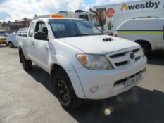 08 reg TOYOTA HILUX CREW CAB D-4D (DIRECT COUNCIL) 1ST REG 08/08, TEST 08/22, 196016M, V5 HERE,