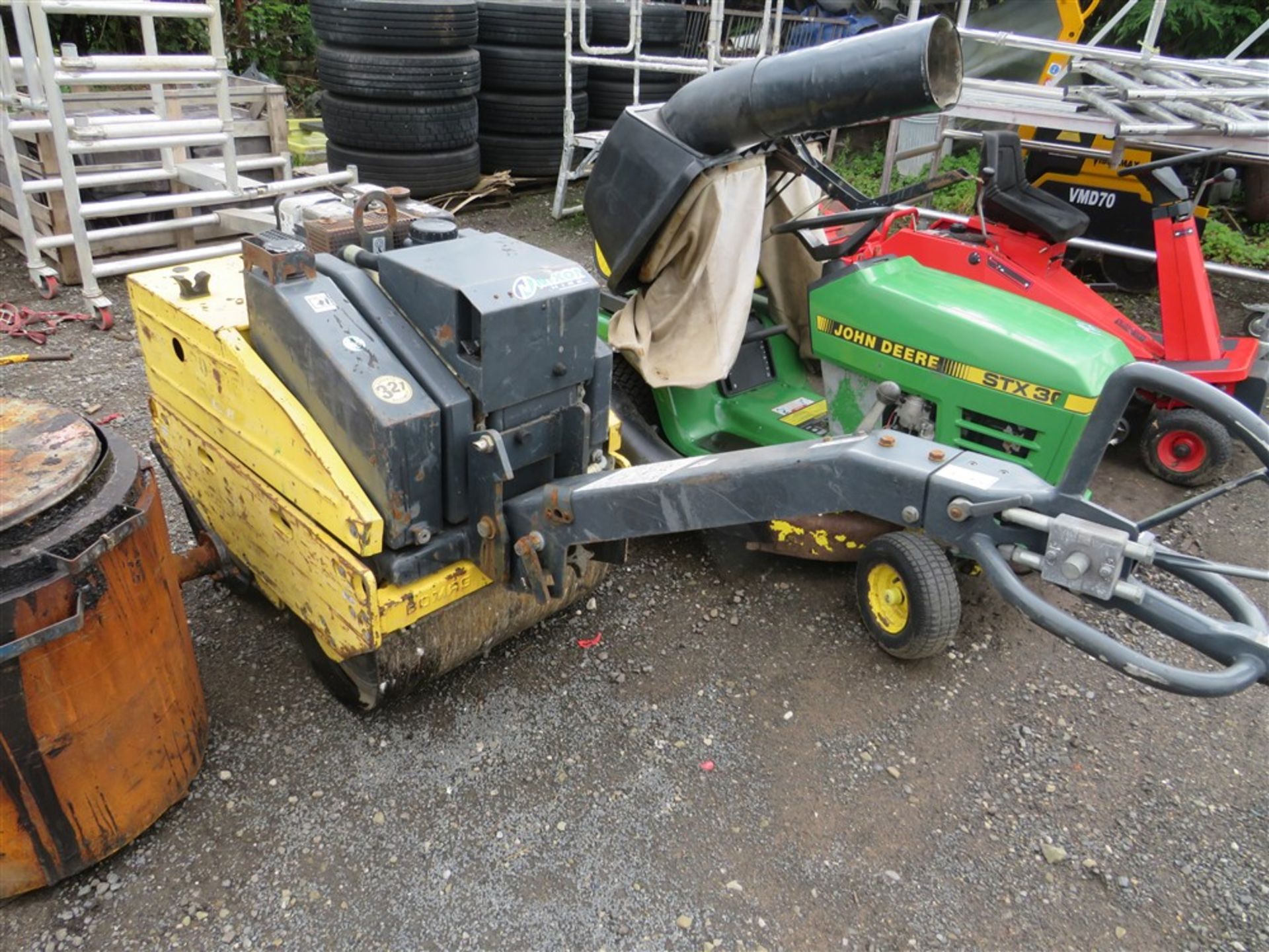 BOMAG TWIN DRUM ROLLER, NO KEYS [+ VAT]