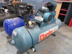 CLARKE 240V INDUSTRIAL AIR COMPRESSOR [NO VAT]