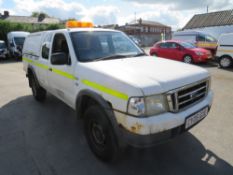 06 reg FORD RANGER SUPER CAB PICKUP (DIRECT COUNCIL) 1ST REG 06/06, TEST 07/22, 89359M, V5 HERE,