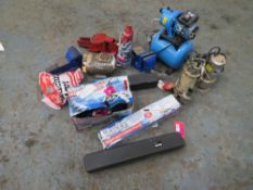 INVERTER WELDER, MOTOR, POWER PULLER, JACK, 2 X TORQUE WRENCH, 3 x VICE, BREAKER BAR, 4 x ASSTD