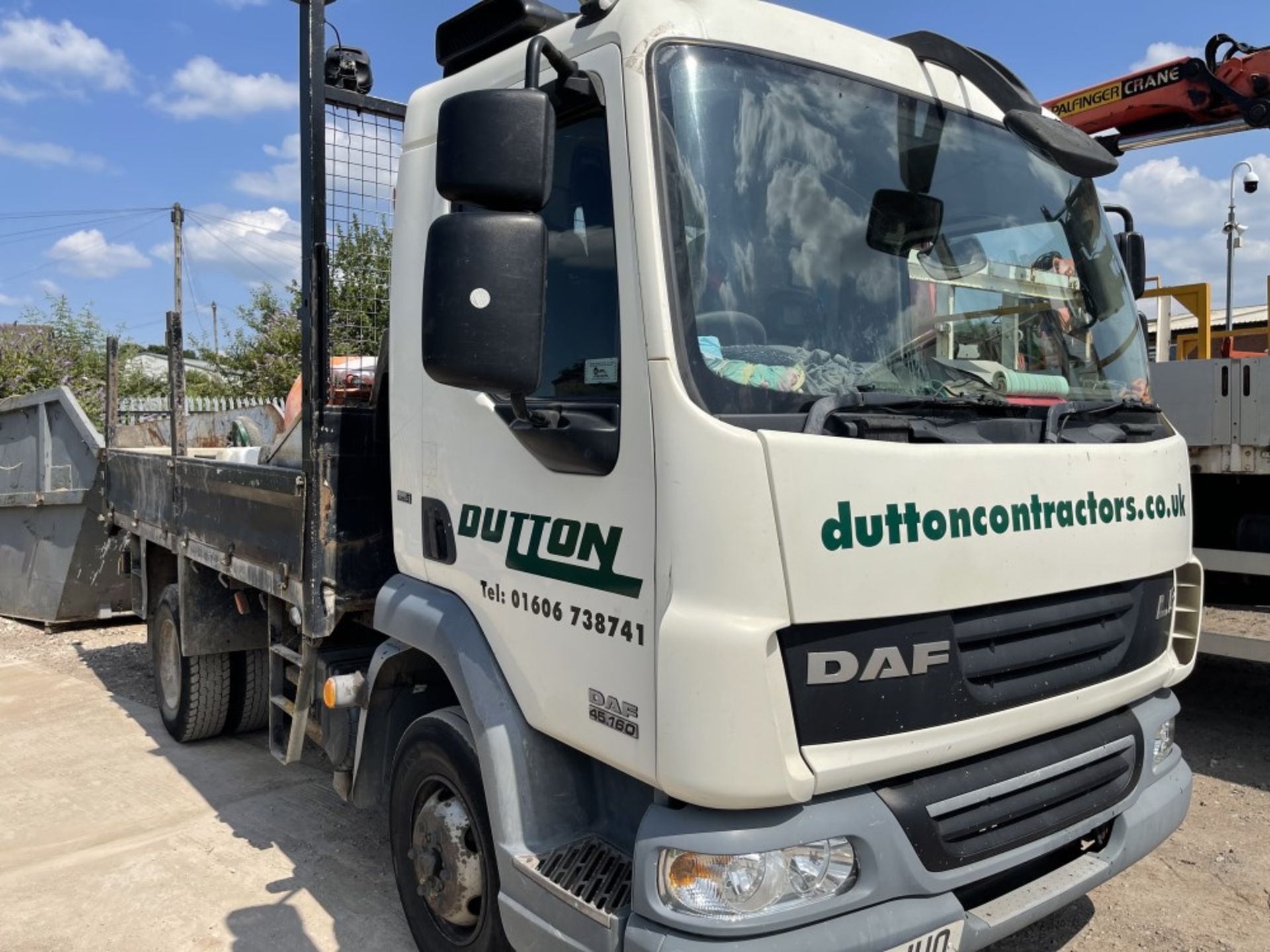 08 reg DAF FA LF45.160 7.5 TON TIPPER (CONTENTS NOT INCLUDED IN SALE) 1ST REG 05/08, TEST 09/21,