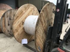 wooden cable drum