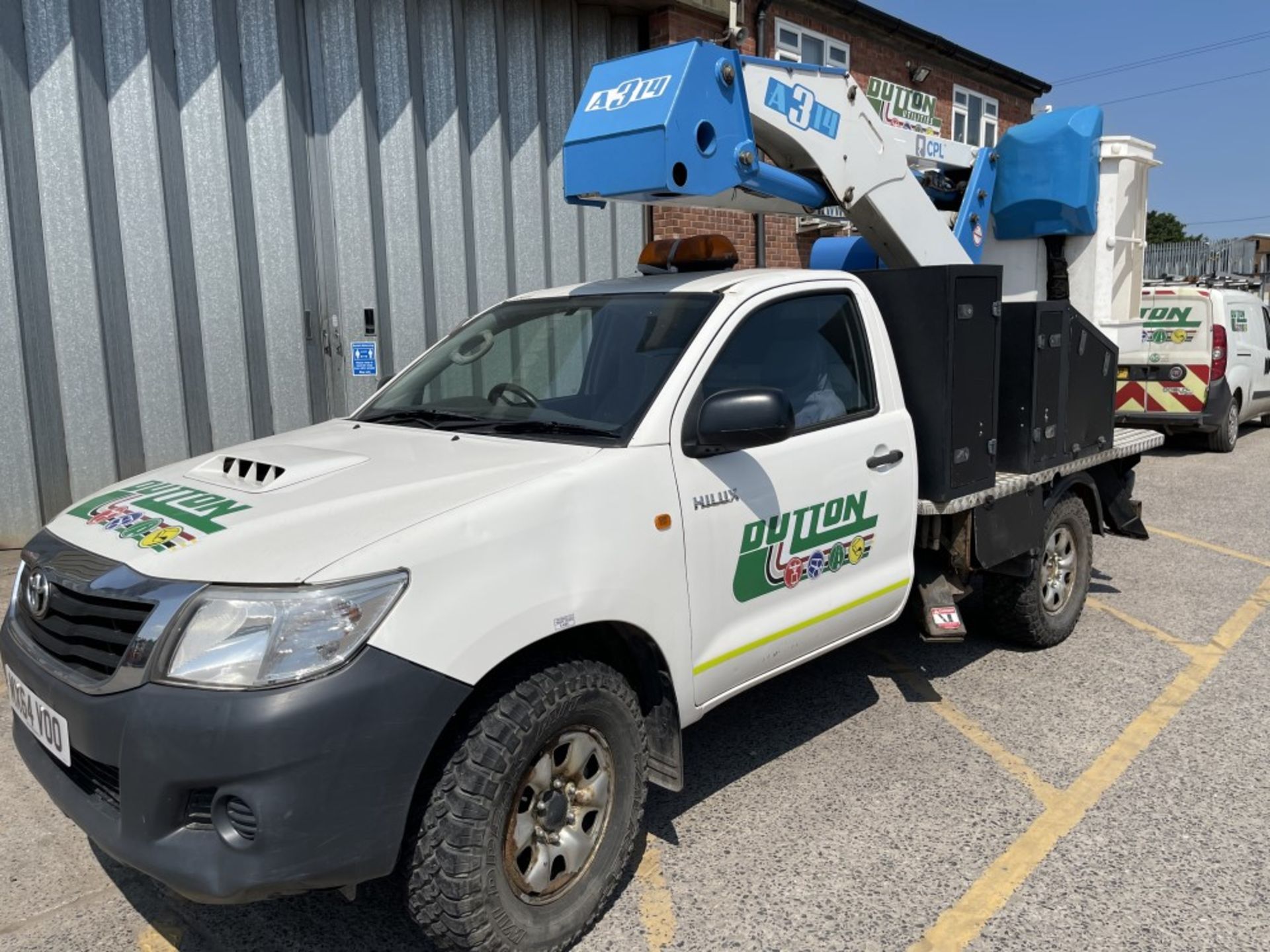 64 reg TOYOTA HILUX C/W A314 CHERRY PICKER, 1ST REG 09/14, TEST 07/22, 68332M, V5 HERE, 1 FORMER