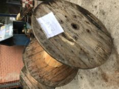 wooden cable drum 1,2m dia 1m deep