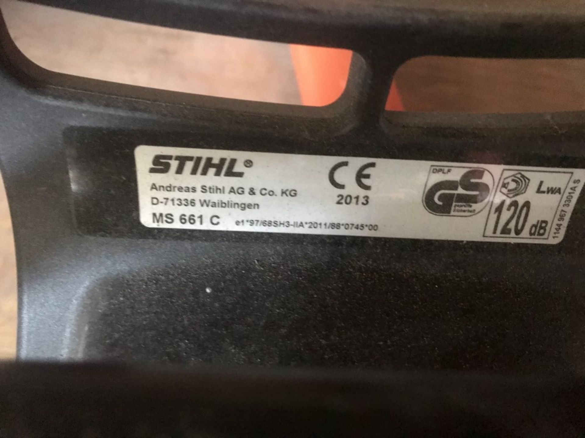 2013 stihl MS661C Chainsaw Unused - Image 2 of 2