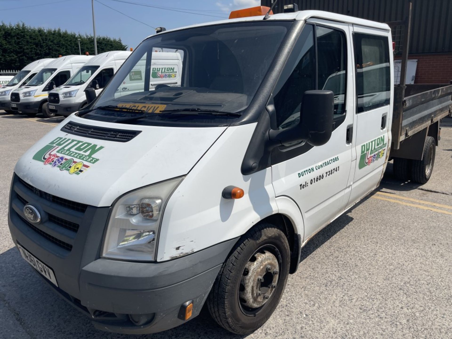 61 reg FORD TRANSIT T350 CREW CAB TIPPER, 1ST REG 10/11, TEST 07/22, 122934M, V5 HERE, 1 FORMER - Image 2 of 6