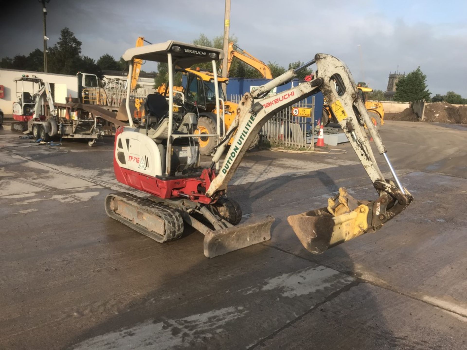 2015 TAKEUCHI TB216 1.6 TON DIGGER, 2711 HOURS - Image 4 of 6