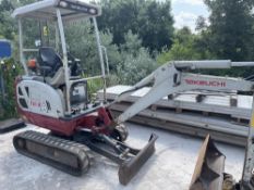 2015 TAKEUCHI TB216 1.6 TON DIGGER, 3238 HOURS