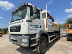 59 reg MAN TGM 18.250 POLE WAGON C/W PKG 12001 CRANE & AUTO GUIDE, 1ST REG 11/09, TEST 03/22,