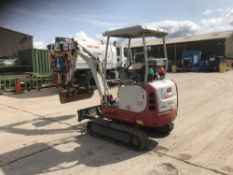 2014 TAKEUCHI TB216 MINI DIGGER, 2155 HOURS