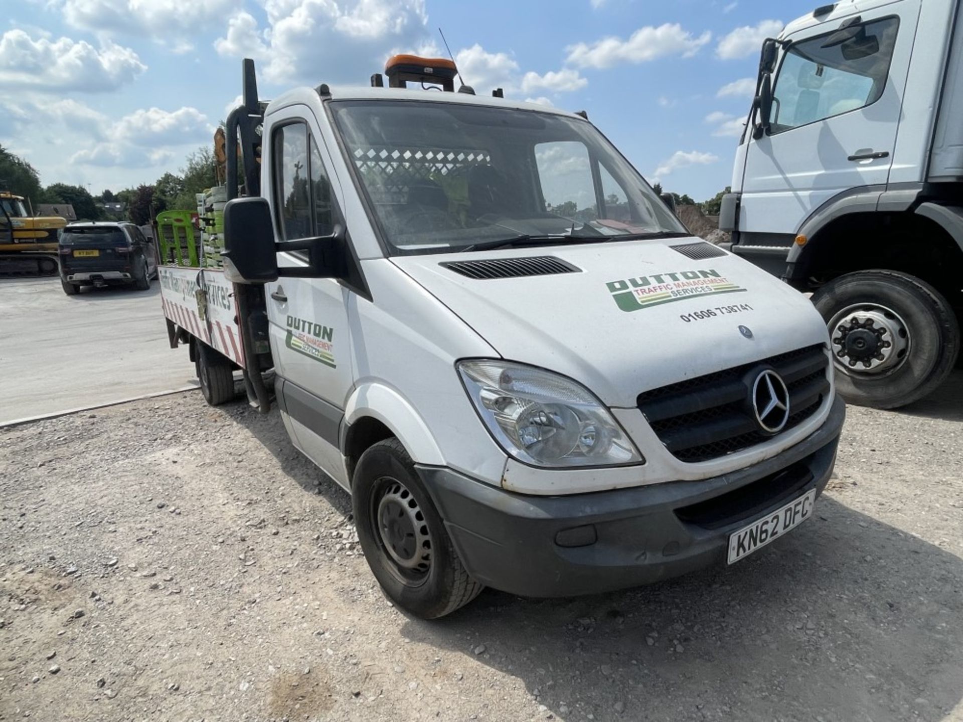 62 reg MERCEDES SPRINTER 313 CDI DROPSIDE (CONTENTS NOT INCLUDED IN SALE) 1ST REG 12/12, TEST 10/21, - Image 2 of 6