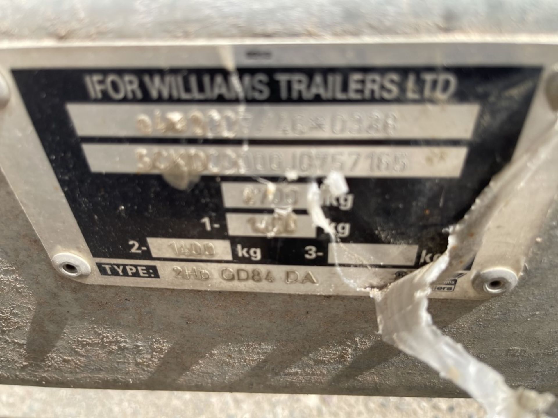 2018 IFOR WILLIAMS PREP TRAILER - Image 3 of 3