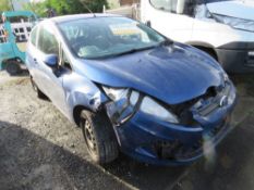 10 reg FORD FIESTA EDGE TDCI 68 3 DOOR HATCHBACK (ACCIDENT DAMAGED, RUNS BUT NOT FIT TO DRIVE) (