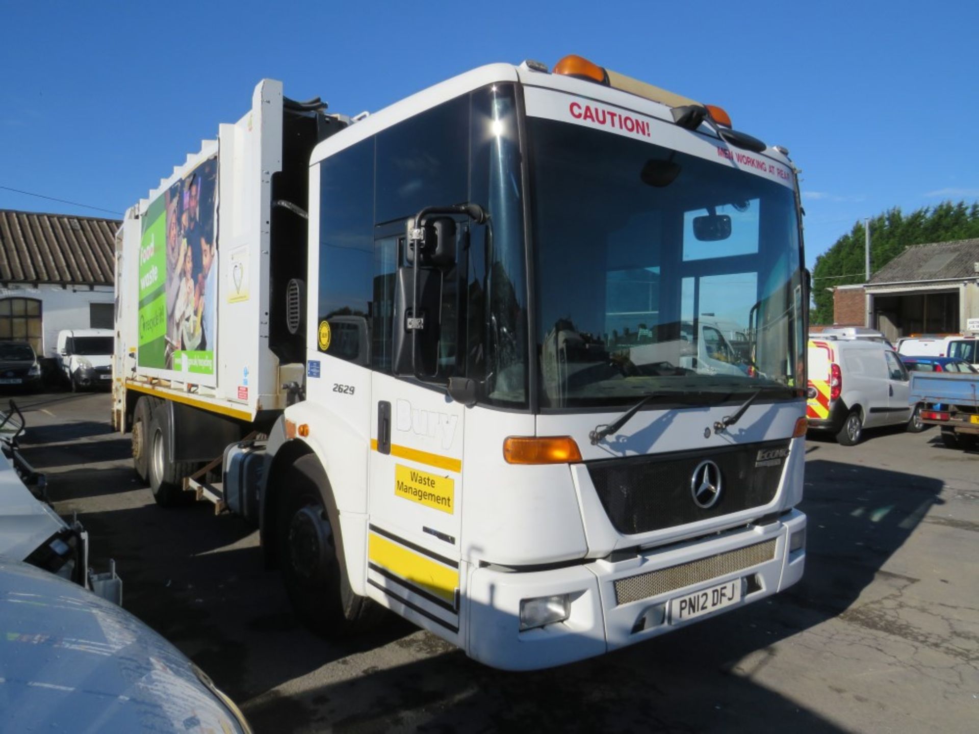 12 reg MERCEDES 2629 REFUSE WAGON (DIRECT COUNCIL) 1ST REG 04/12, TEST 11/21, 106156KM, V5 HERE, 1