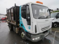 57 reg IVECO EURO CARGO 75E16 TIPPER (DIRECT COUNCIL) 1ST REG 09/07, TEST 10/21, 122540KM, V5