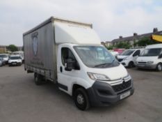 65 reg CITROEN RELAY 35 L3 HDI CURTAIN SIDER, 1ST REG 11/15, TEST 11/21, V5 HERE, 3 FORMER