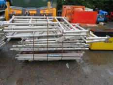 PALLET OF SCAFFOLDING & 2 PODIUM STEPS (DIRECT GAP) [+ VAT]