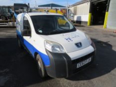 63 reg PEUGEOT BIPPER S HDI PANEL VAN (DIRECT COUNCIL) 1ST REG 12/13, TEST 12/21, 63601M, V5 HERE, 1