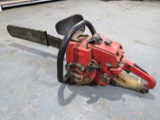 RED PETROL CHAINSAW [NO VAT]