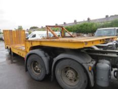 2007 ANDOVER SFWM35 TWIN AXLE LOW LOAD STEP FRAME TRAILER (DIRECT COUNCIL) [+ VAT]