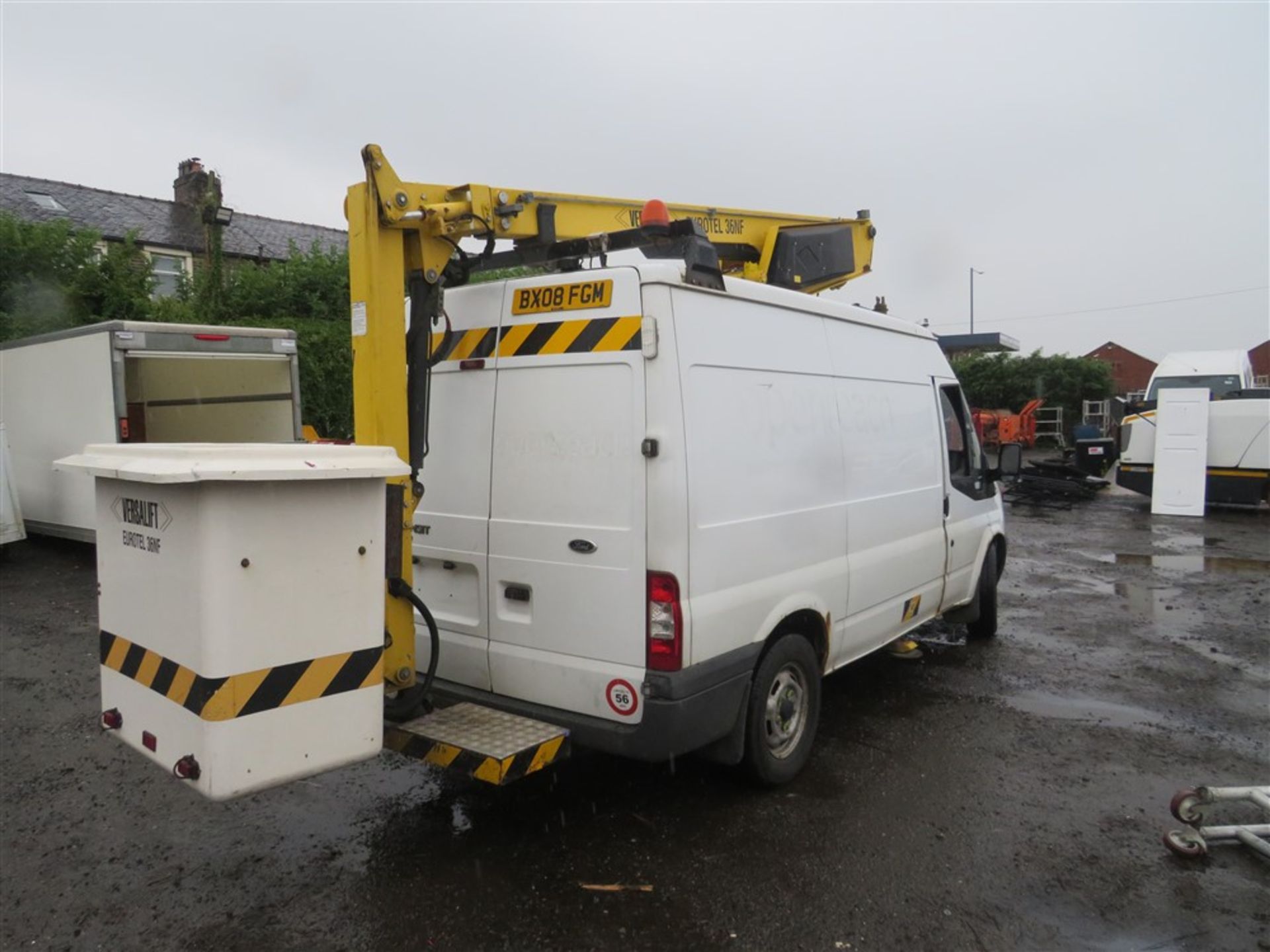 08 reg FORD TRANSIT 115 T350M RWD CHERRY PICKER, 1ST REG 03/08, 285494KM NOT WARRANTED, V5 HERE, 1 - Image 4 of 9