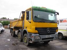 09 reg MERCEDES ACTROS 3236K TIPPER, 1ST REG 04/09, TEST 02/22, 366868KM NOT WARRANTED, V5 HERE, 1