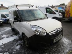 63 reg VAUXHALL COMBO 2300 CDTI (DIRECT UNITED UTILITIES WATER) 1ST REG 12/13, TEST 11/21, V5