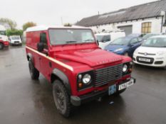 62 reg LAND ROVER DEFNEDER 110 HARD TOP TD 4 X 4, 1ST REG 02/13, TEST 12/21, 98570M, V5 HERE, 2