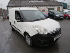 63 reg VAUXHALL COMBO 2000 L1H1 CDTI, 1ST REG 10/13, TEST 11/21, 105170M INCORRECT - SUSPECTED