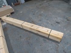 9 PIECES 8FT 2 X 2 TIMBER [NO VAT]