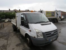 60 reg FORD TRANSIT 100 T350L RWD TIPPER (DIRECT COUNCIL) 1ST REG 12/10, 93341M, V5 HERE, 1 OWNER