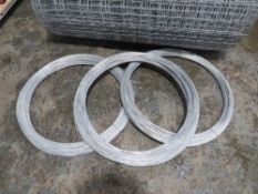 3 X ROLLS OF PLAIN WIRE [+ VAT]