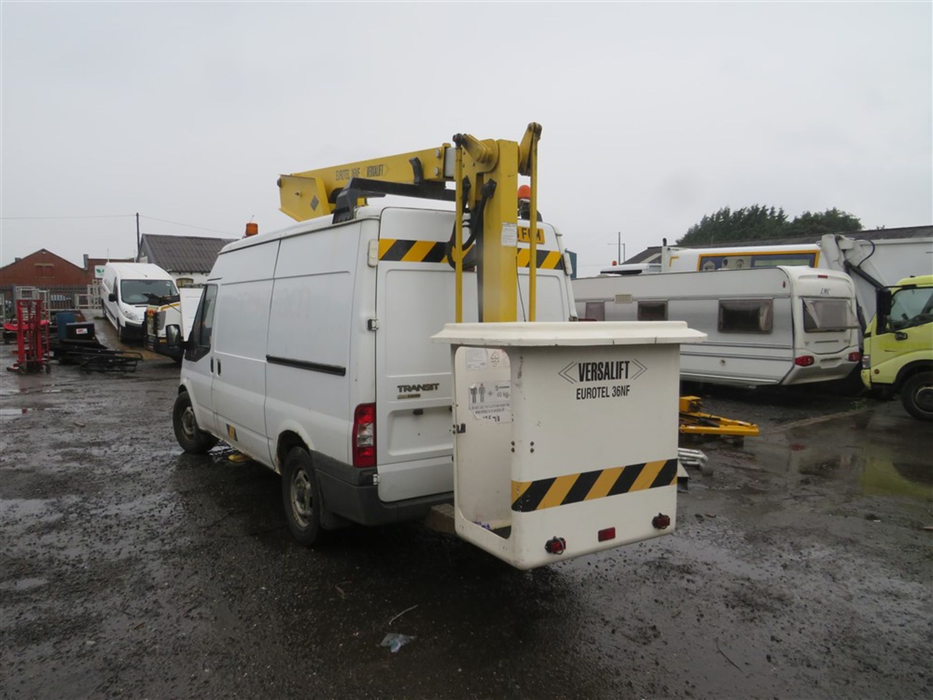 08 reg FORD TRANSIT 115 T350M RWD CHERRY PICKER, 1ST REG 03/08, 285494KM NOT WARRANTED, V5 HERE, 1 - Image 3 of 9