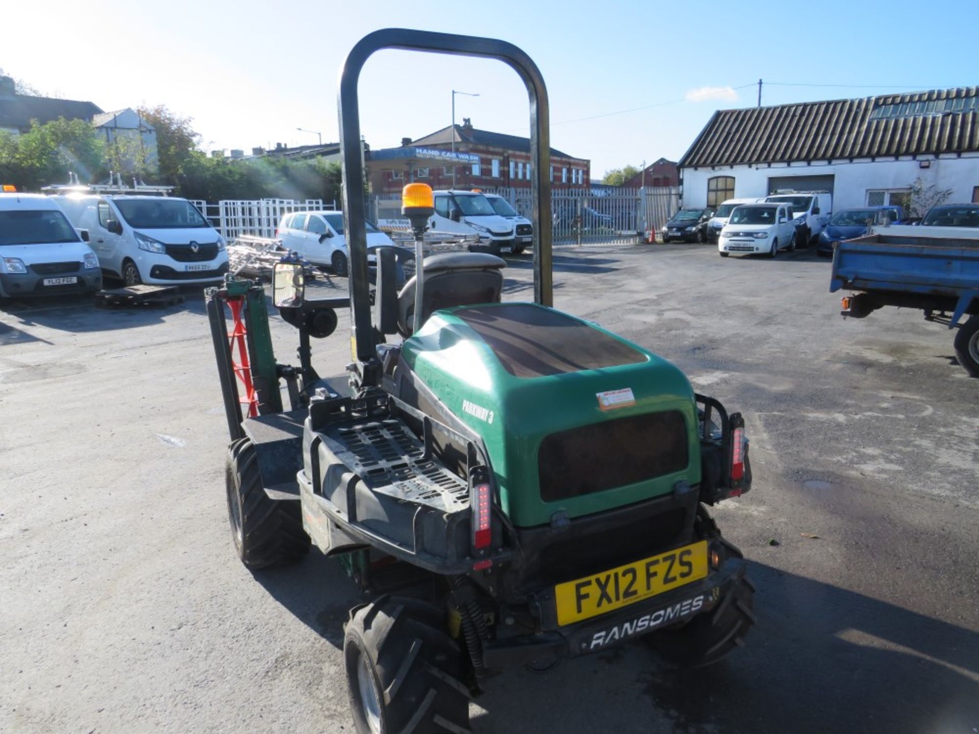 12 reg RANSOME PARKWAY 3 RIDE ON MOWER (DIRECT COUNCIL) 1ST REG 04/12, 2048 HOURS, V5 HERE, 1 FORMER - Image 4 of 6