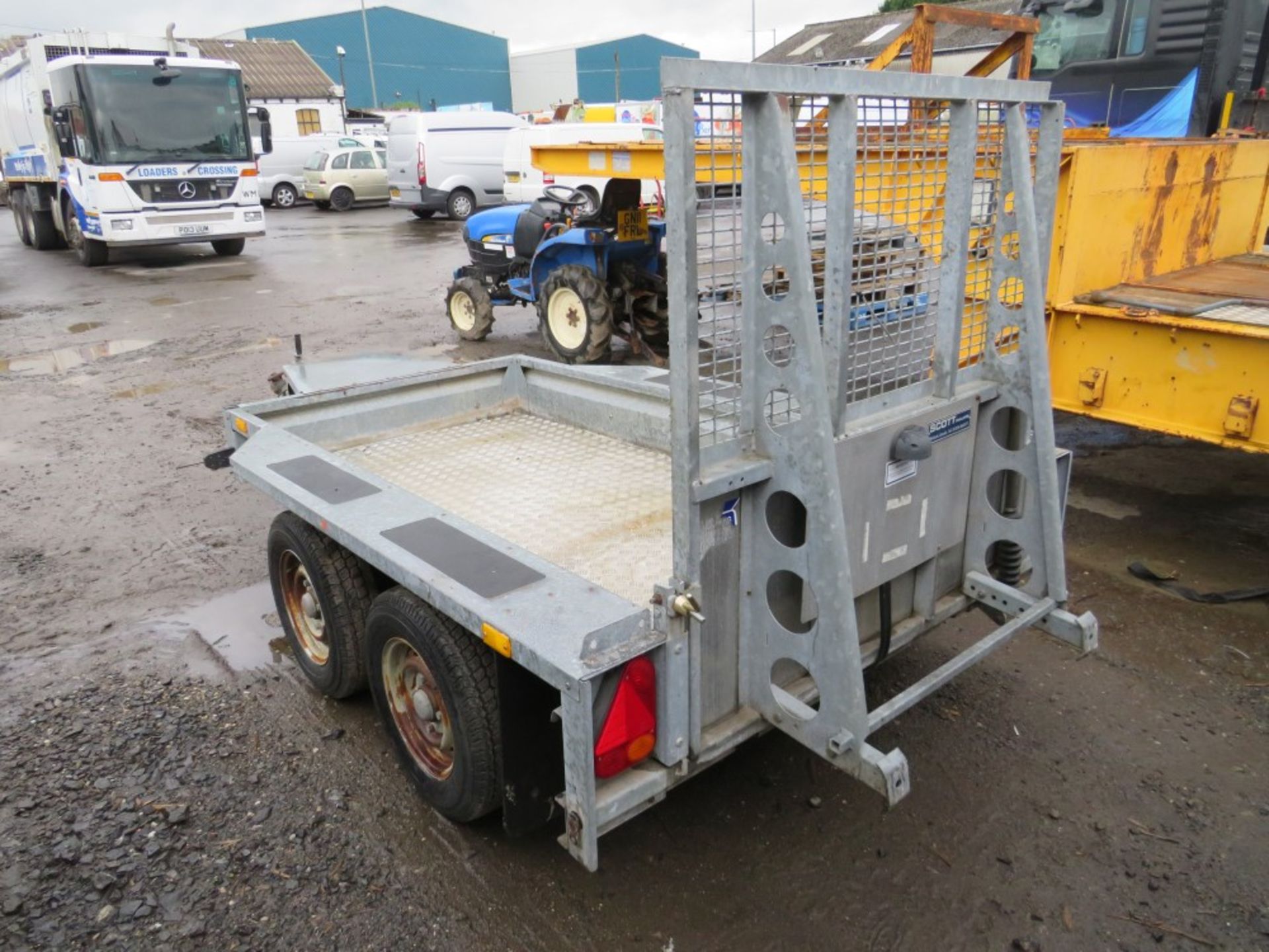 IFOR WILLIAMS TWIN AXLE PLANT TRAILER C/W RAMP [+ VAT] - Image 2 of 2
