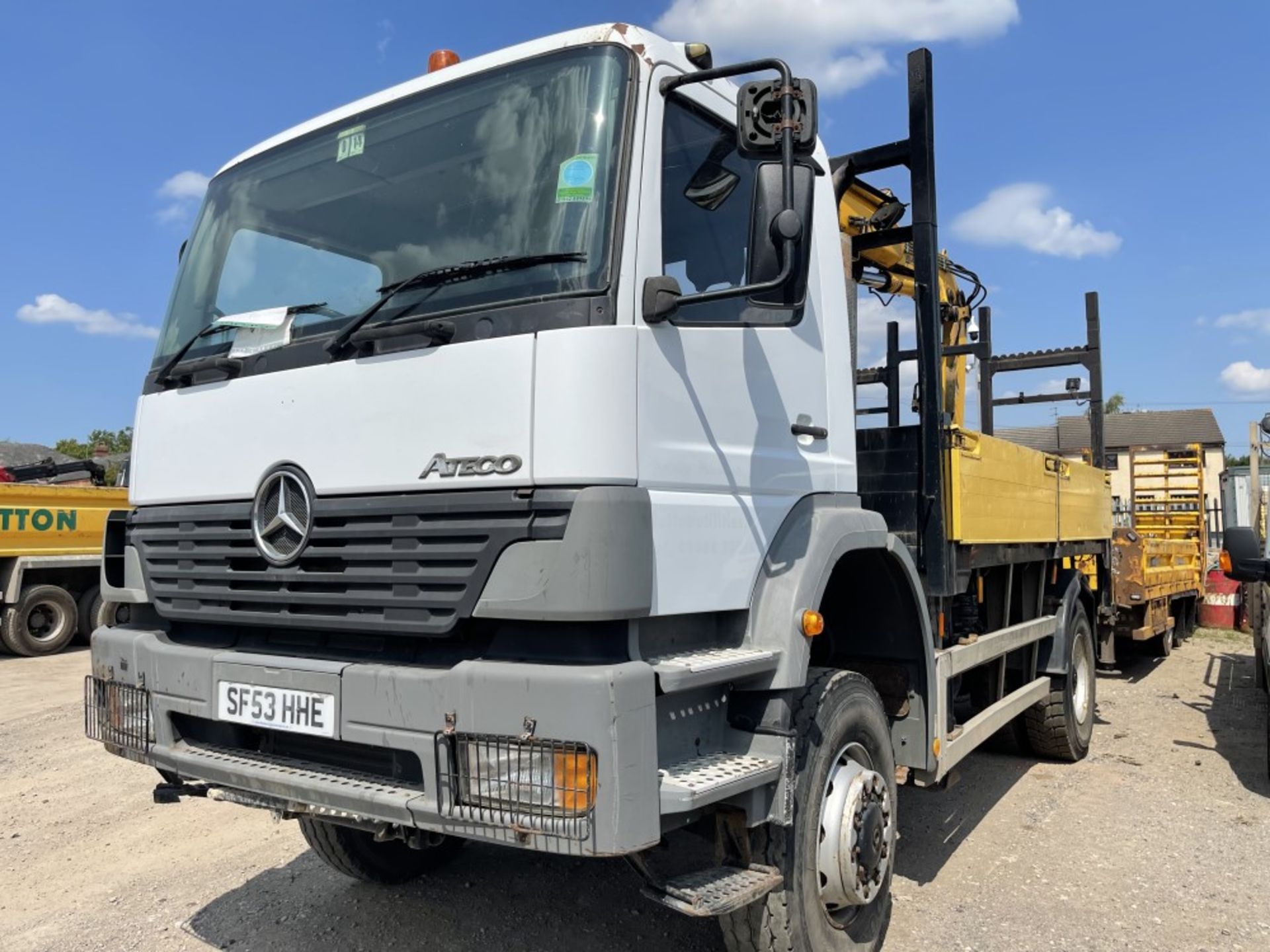 53 reg MERCEDES ATEGO 1823AK 4 X 4 POLE WAGON C/W WIRELESS REMOTE CONTROL (LOCATION MIDDLEWICH) - Image 2 of 6