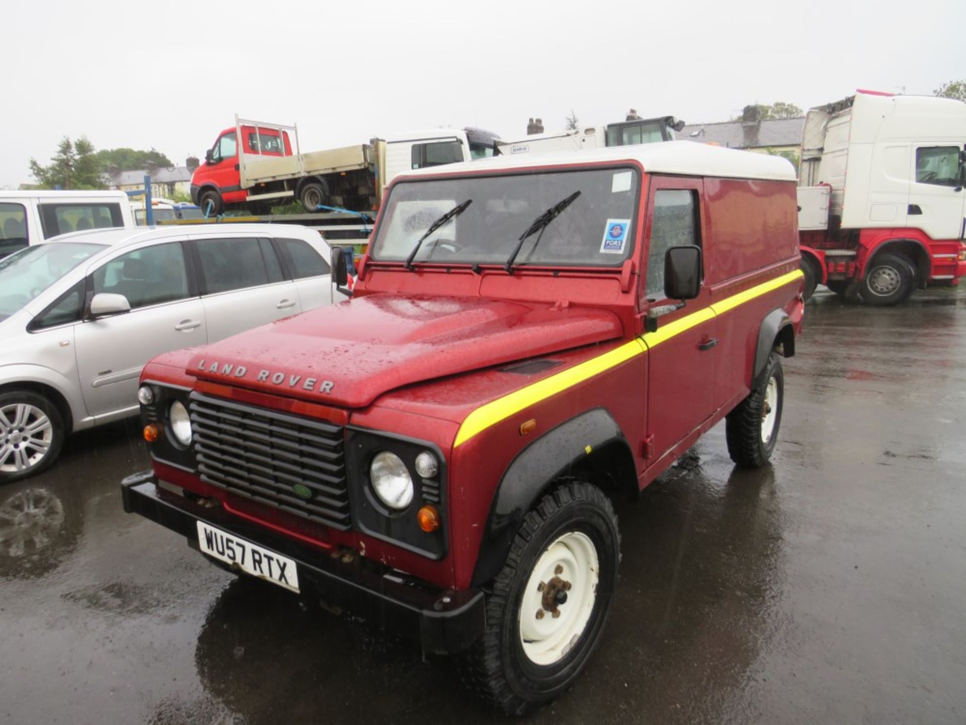 57 reg LAND ROVER DEFENDER 110 HARD TOP 4 X 4, 1ST REG 12/07, 210911M, V5 HERE, 1 OWNER FROM NEW [NO - Image 2 of 7