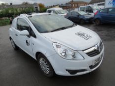 10 reg VAUXHALL CORSA CDTI CCTV VAN (DIRECT COUNCIL) 1ST REG 04/10, TEST 04/22, 93867M WARRANTED, V5