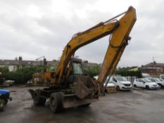 53 reg JCB JS160W WHEELED EXCAVATOR (DIRECT COUNCIL) 14928 HOURS, V5 MAY FOLLOW [+ VAT]