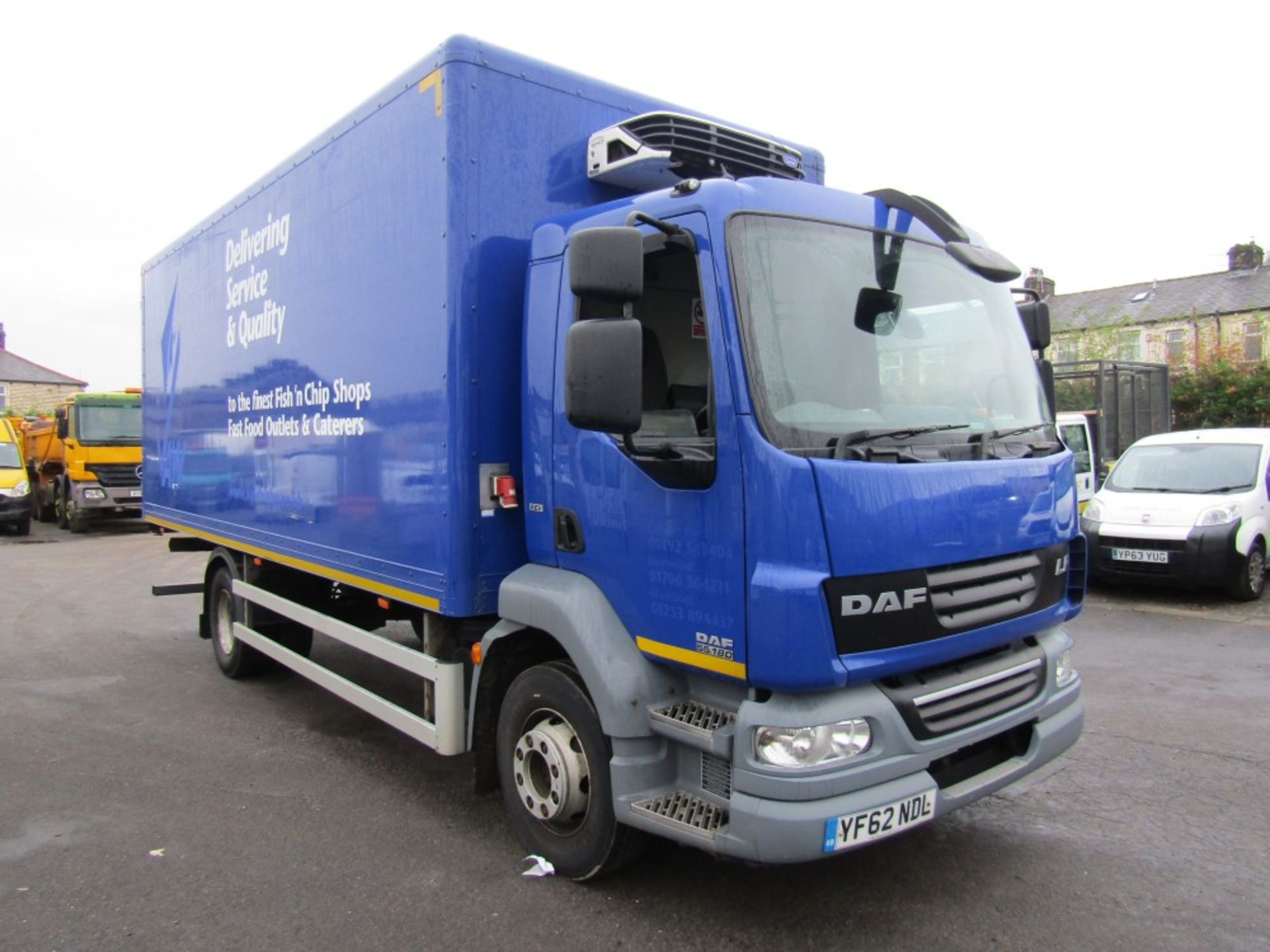 62 reg DAF LF55.180 FRIDGE BOX VAN, 1ST REG 01/13, TEST 01/22, 345207KM, V5 HERE, 1 OWNER FROM